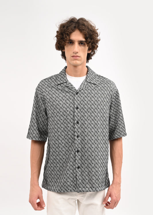 Signature Holiday Shirt Charcoal