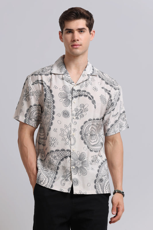 Oversized Resort Shirt Off White