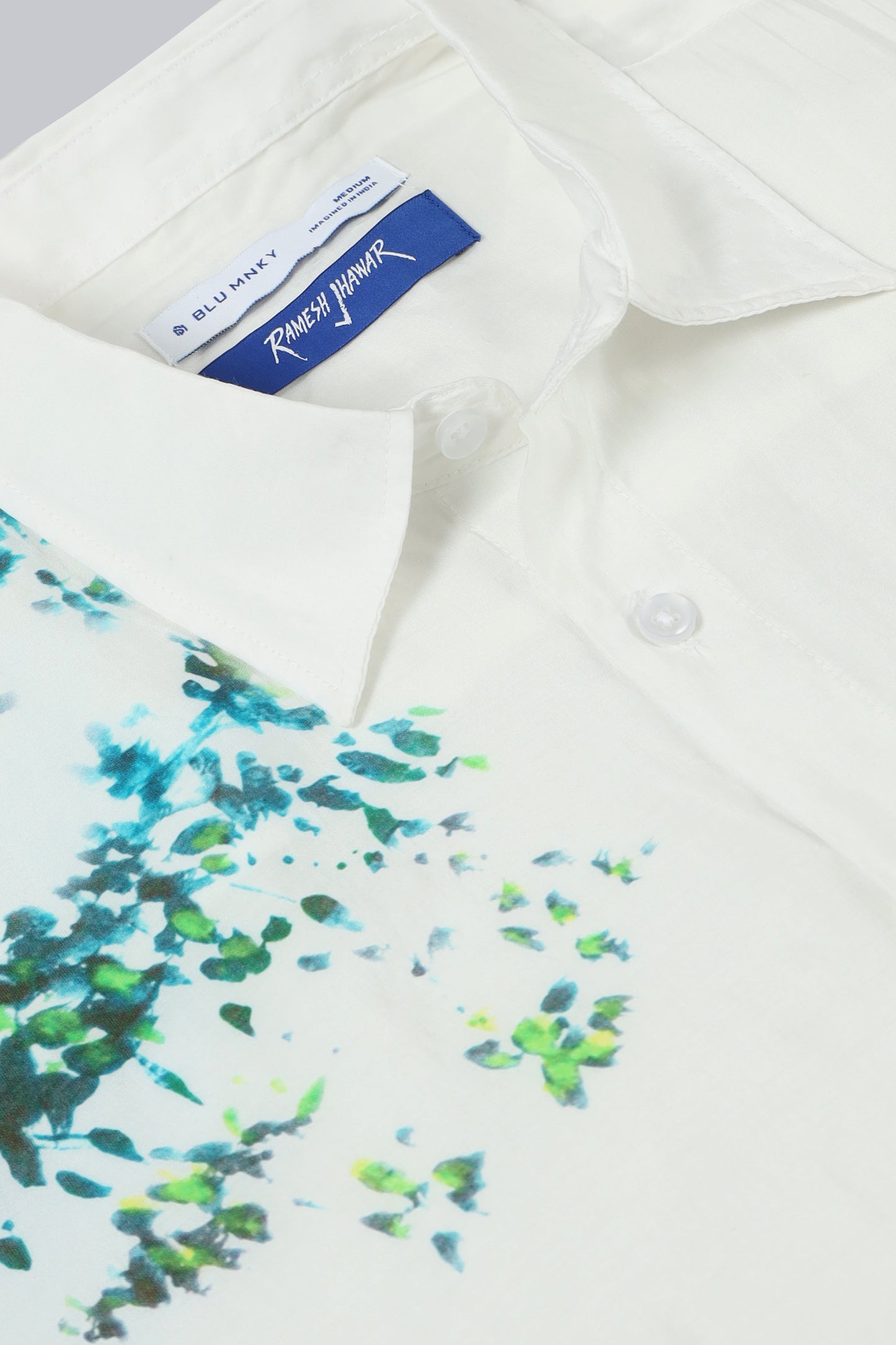 "Floating Along The Backwaters" Oversized Print Shirt