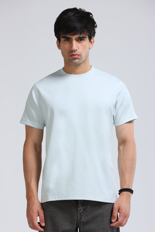 Men's Colour Changing Regular Fit T-Shirt Sky Blue