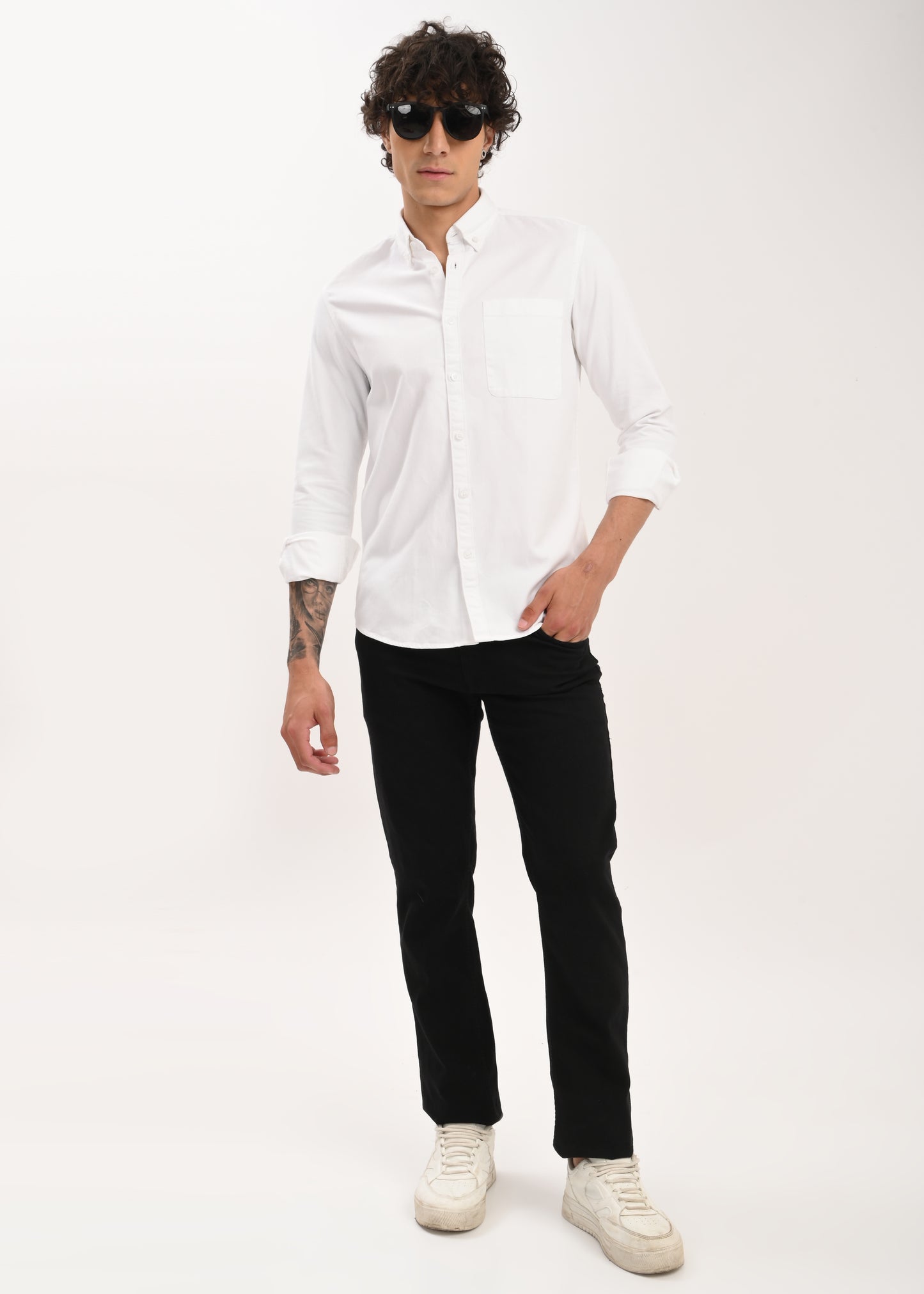 Everyday Essential Solid Shirt White