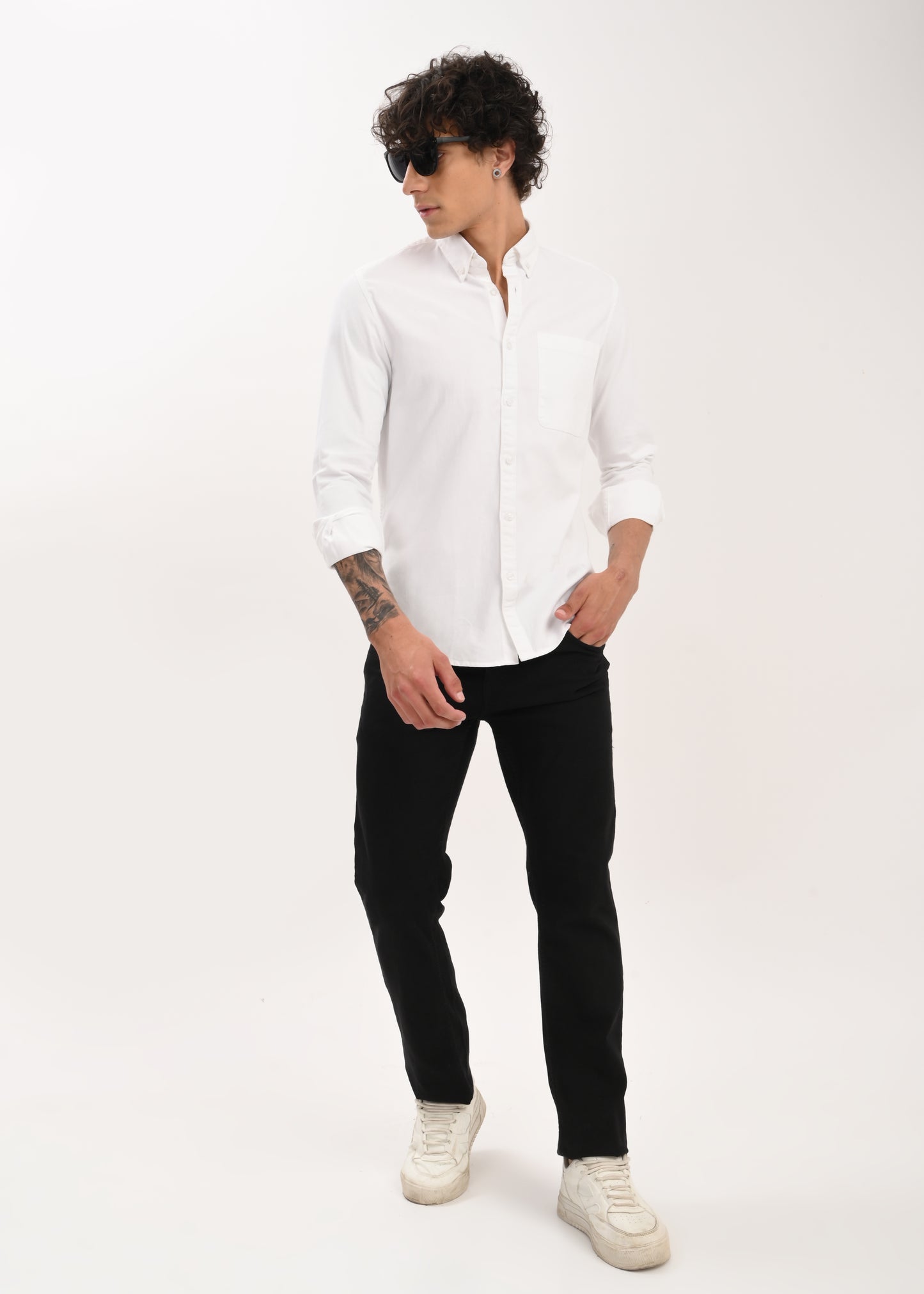 Everyday Essential Solid Shirt White