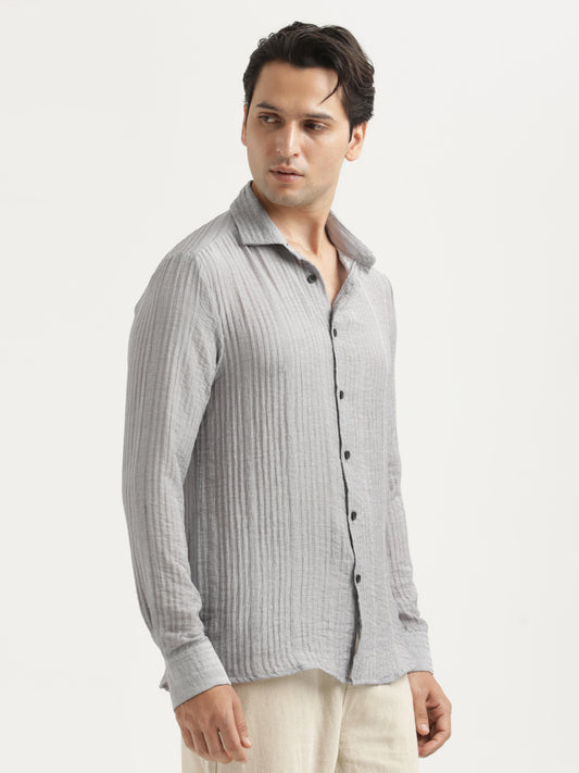 Feather Lite Nylon Shirt Grey