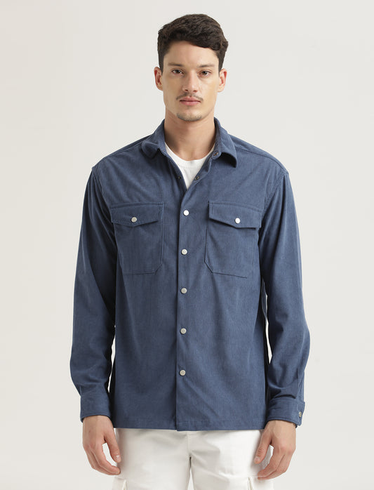 Corduroy Overshirt Blue