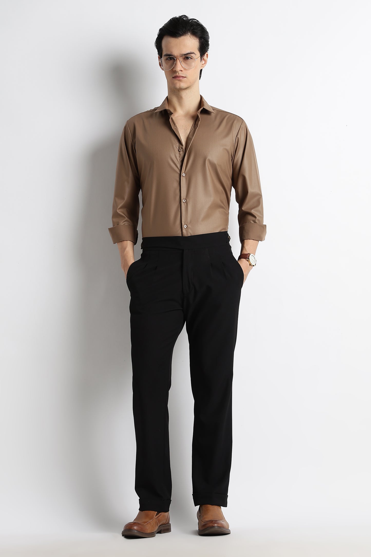 Soft Performance Shirt Lt Brown