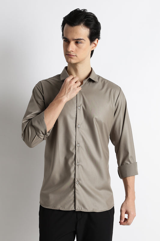 Soft Performance Shirt Ash Brown
