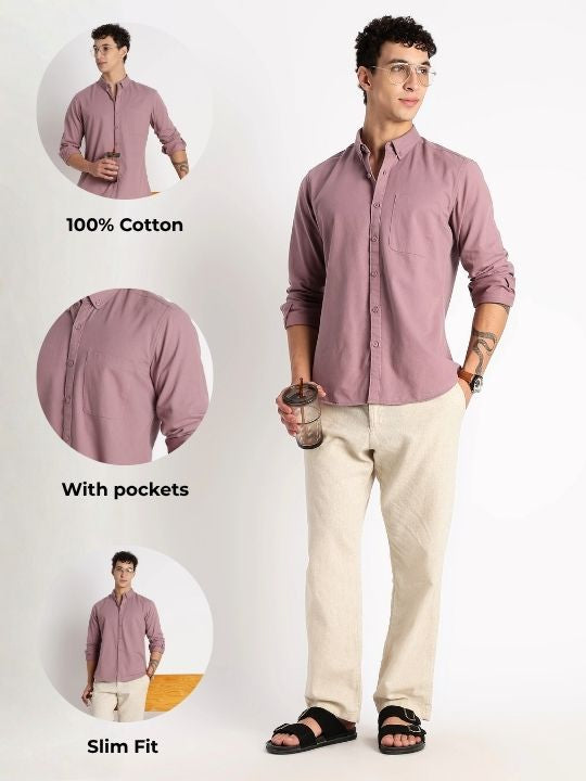Everyday Essential Solid Shirt Pink