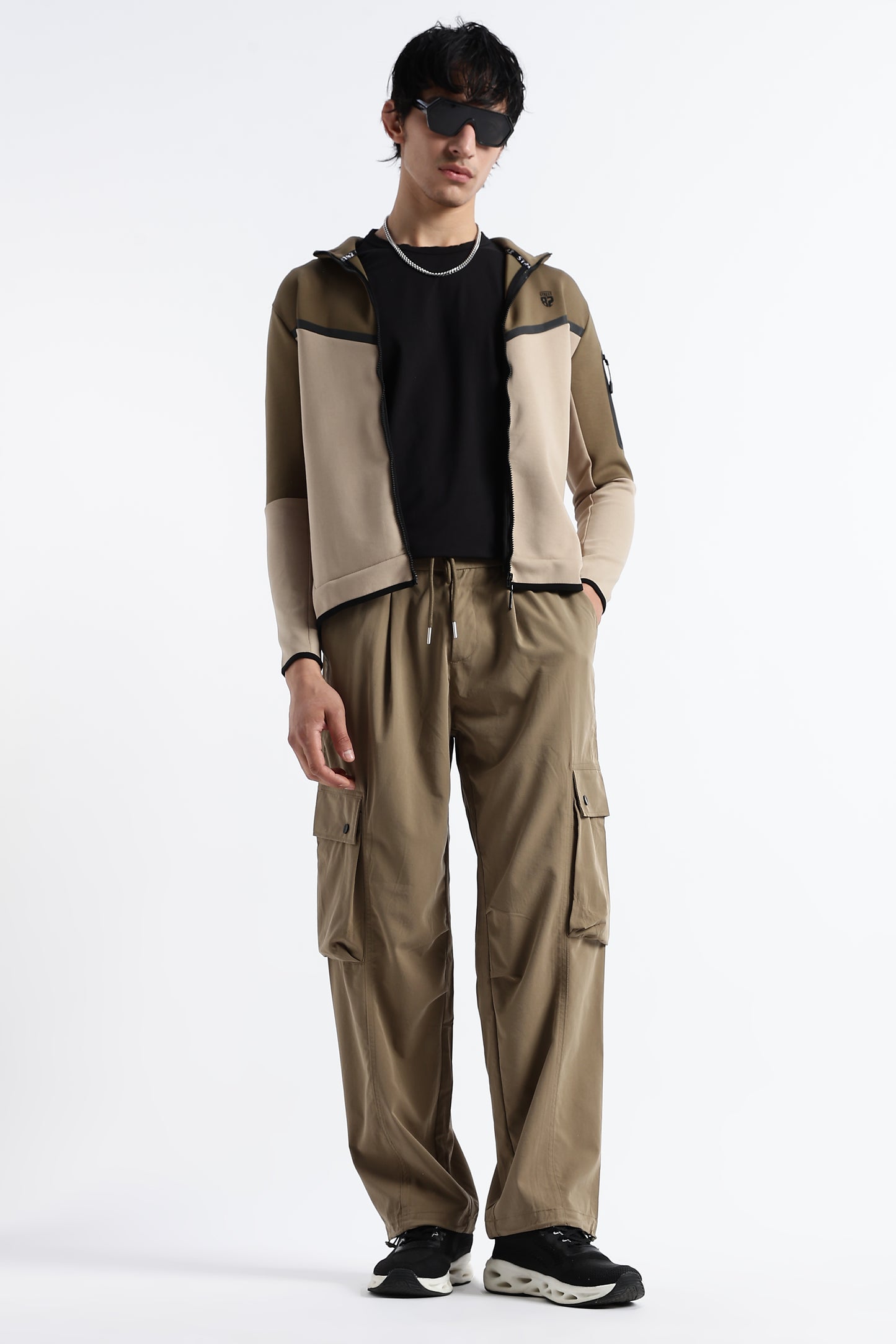 Classic Khaki Drawcord Cargo Pants