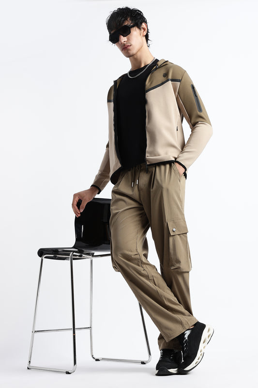 Classic Khaki Drawcord Cargo Pants
