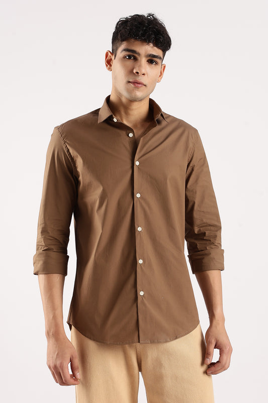 Timeless Casual Shirt Khaki