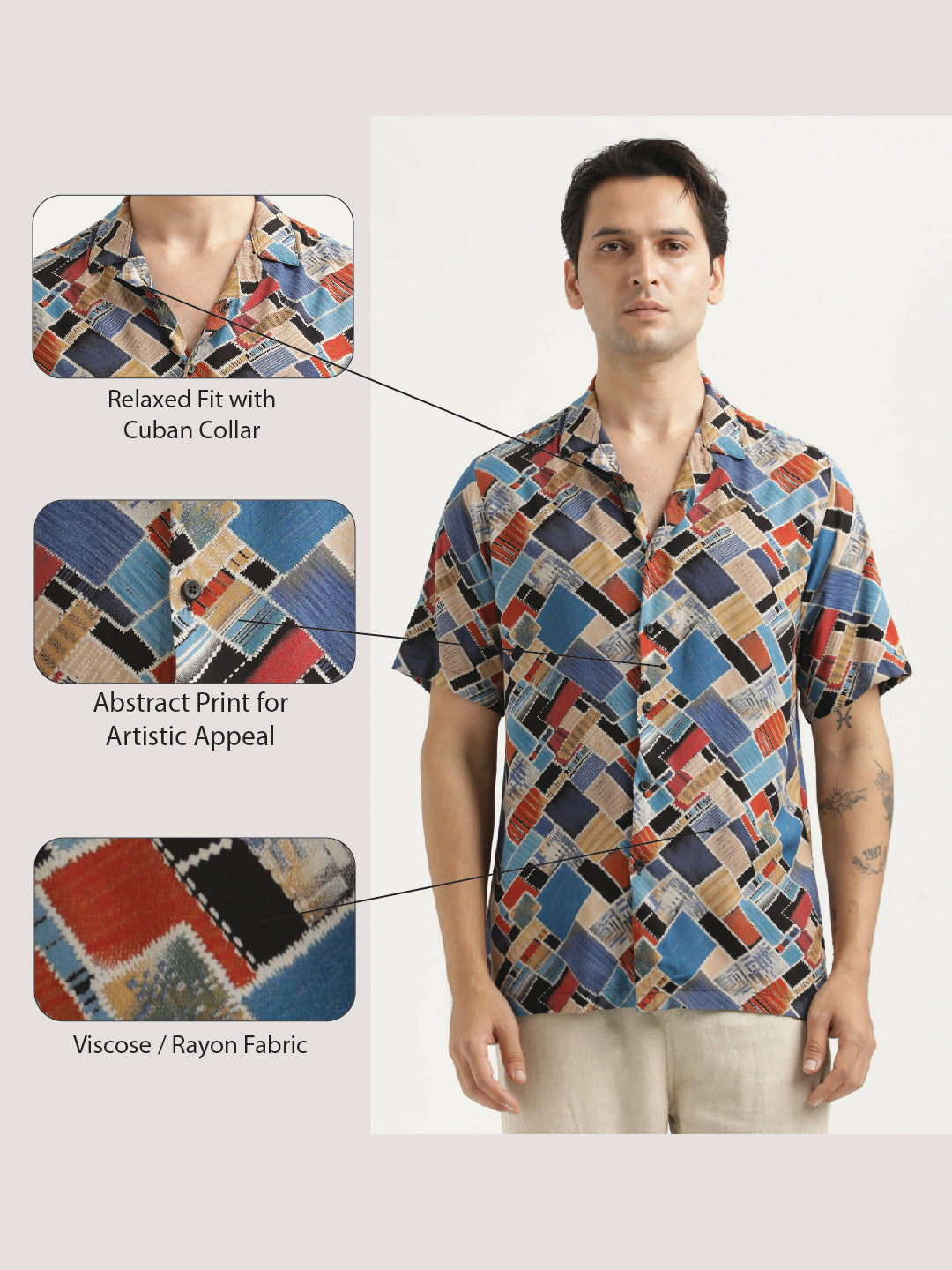 Printed Resort Shirt Blue