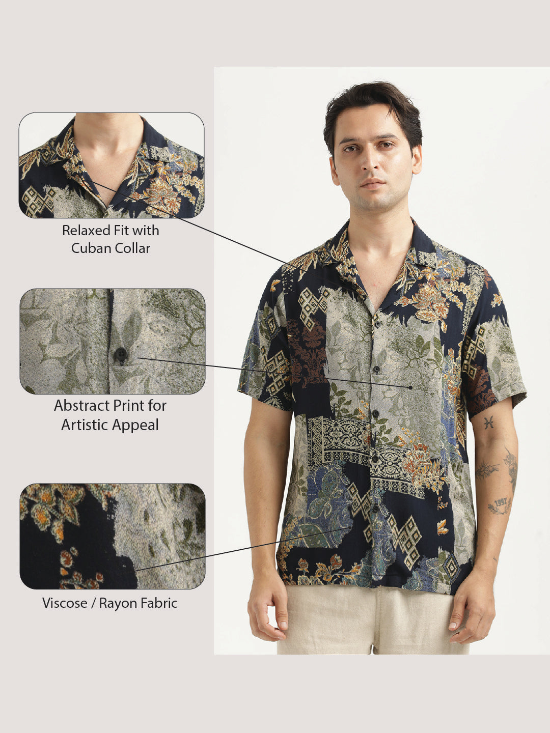 Printed Resort Shirt Yellow