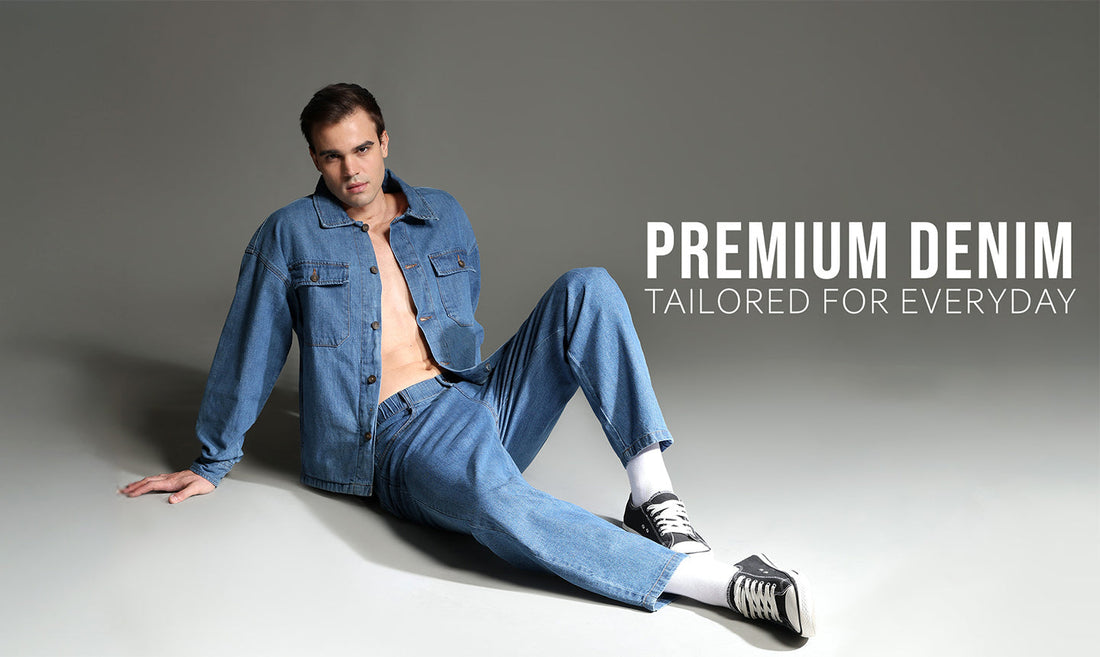 Denim on Denim for Men: How to Style Co-ord Sets and Double Denim | Blu Mnky