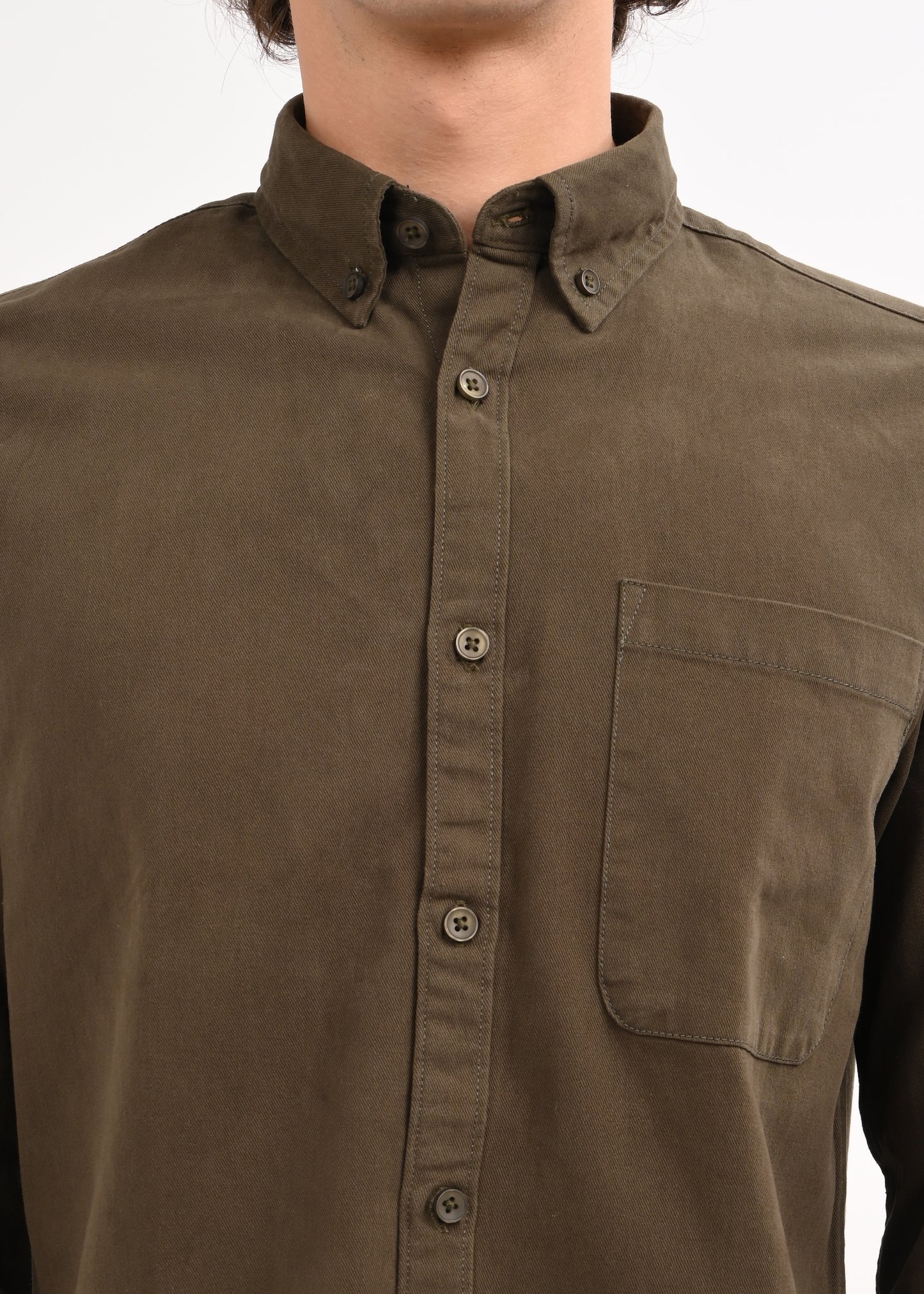 Everyday Essential Solid Shirt Olive