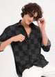 Self-Jacquard Shirt Black