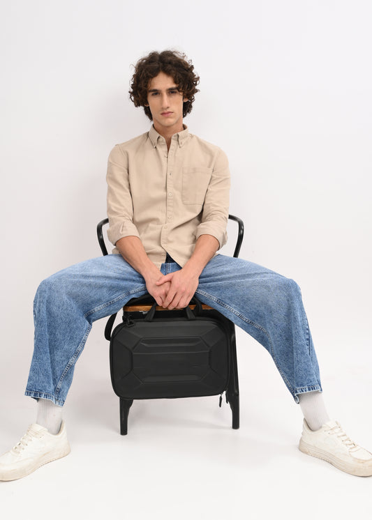 Everyday Essential Solid Shirt Beige