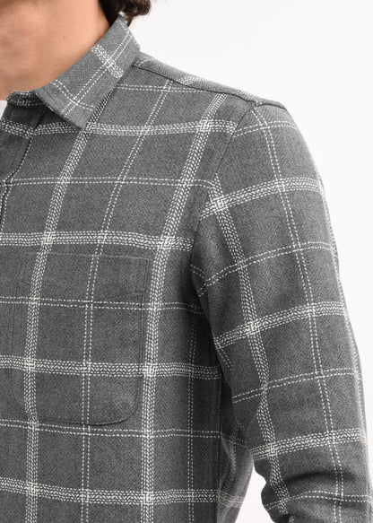 Check Shirt Dk Grey