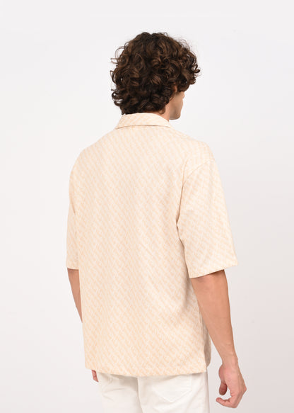 Signature Holiday Shirt Beige