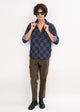 Self-Jacquard Cotton Blend Shirt