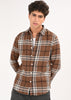 Classic Bold Check Shirt Brown