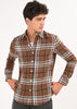 Classic Bold Check Shirt Brown