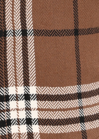 Classic Bold Check Shirt Brown