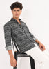 Textured Jacquard Shirt White