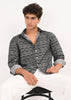 Textured Jacquard Shirt Black
