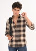 Multi-Colored Classic Check Shirt Brown