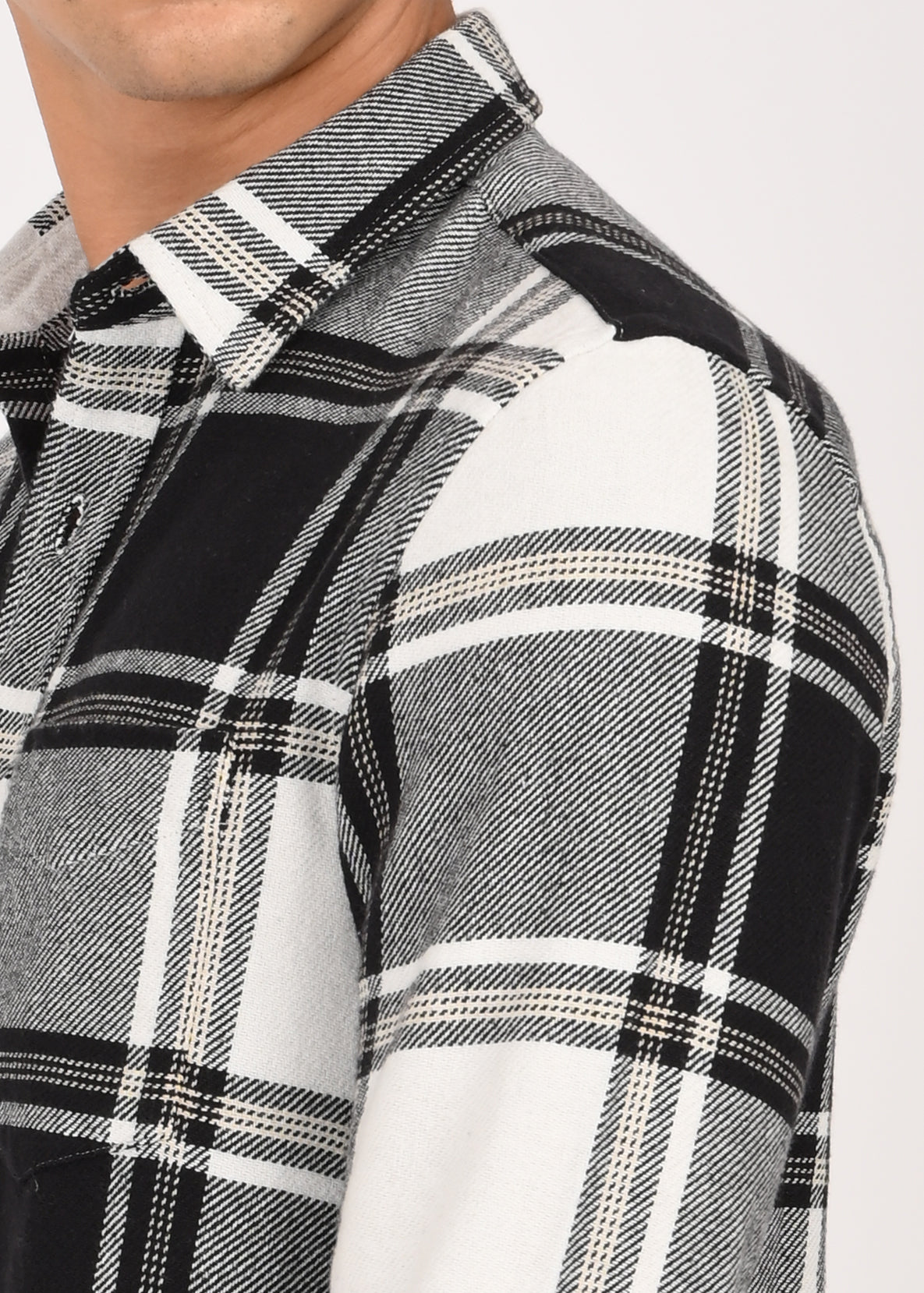 Classic Checked Shirt Black