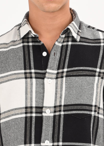 Classic Checked Shirt Black