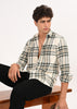 Multi-Colored Classic Check Shirt Cream