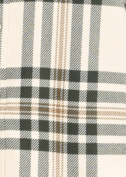 Multi-Colored Classic Check Shirt Cream