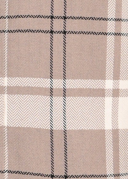 Herringbone Check Shirt Lt Beige