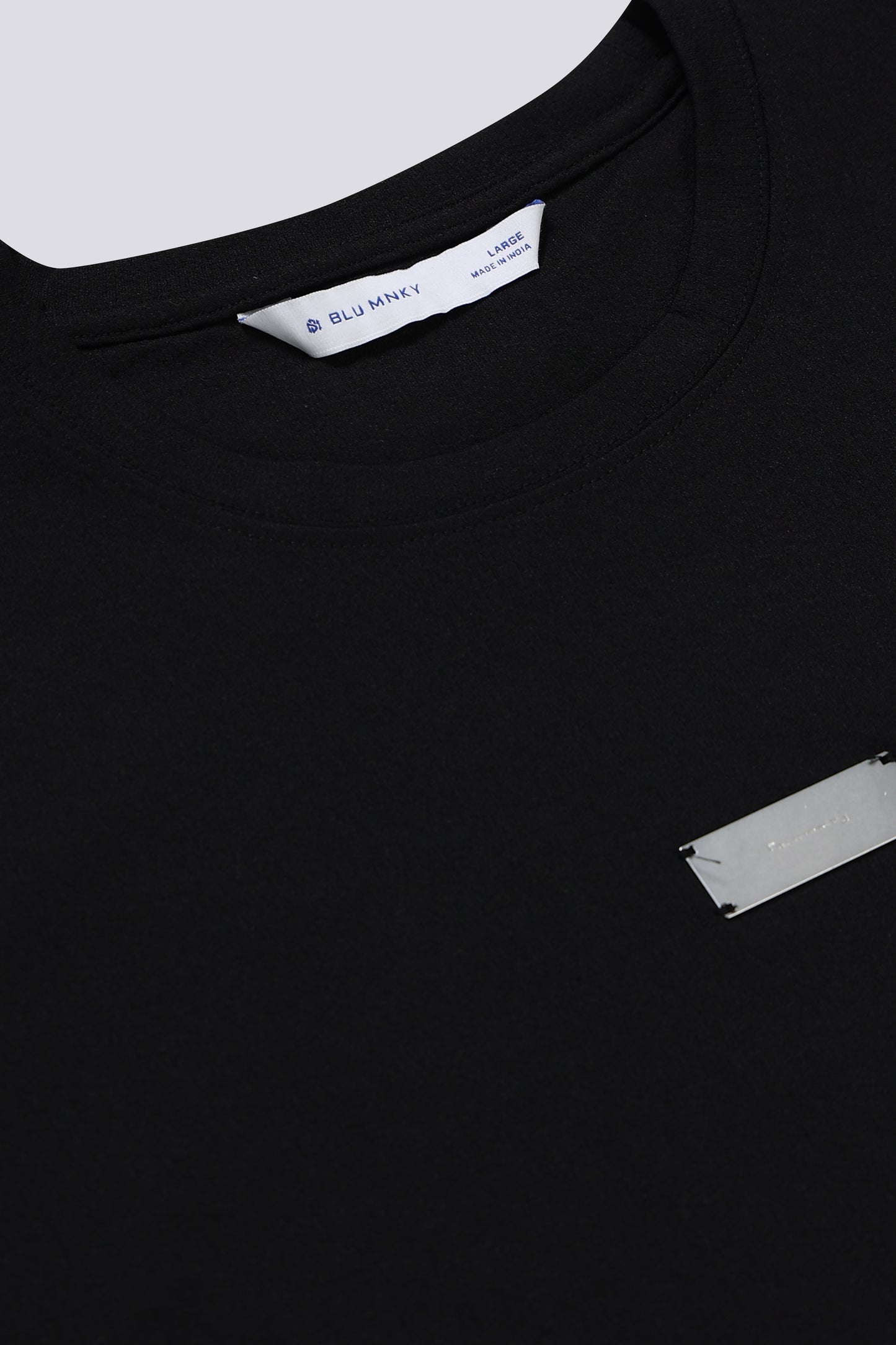 Essential Oversized Crew Neck T-Shirt Black
