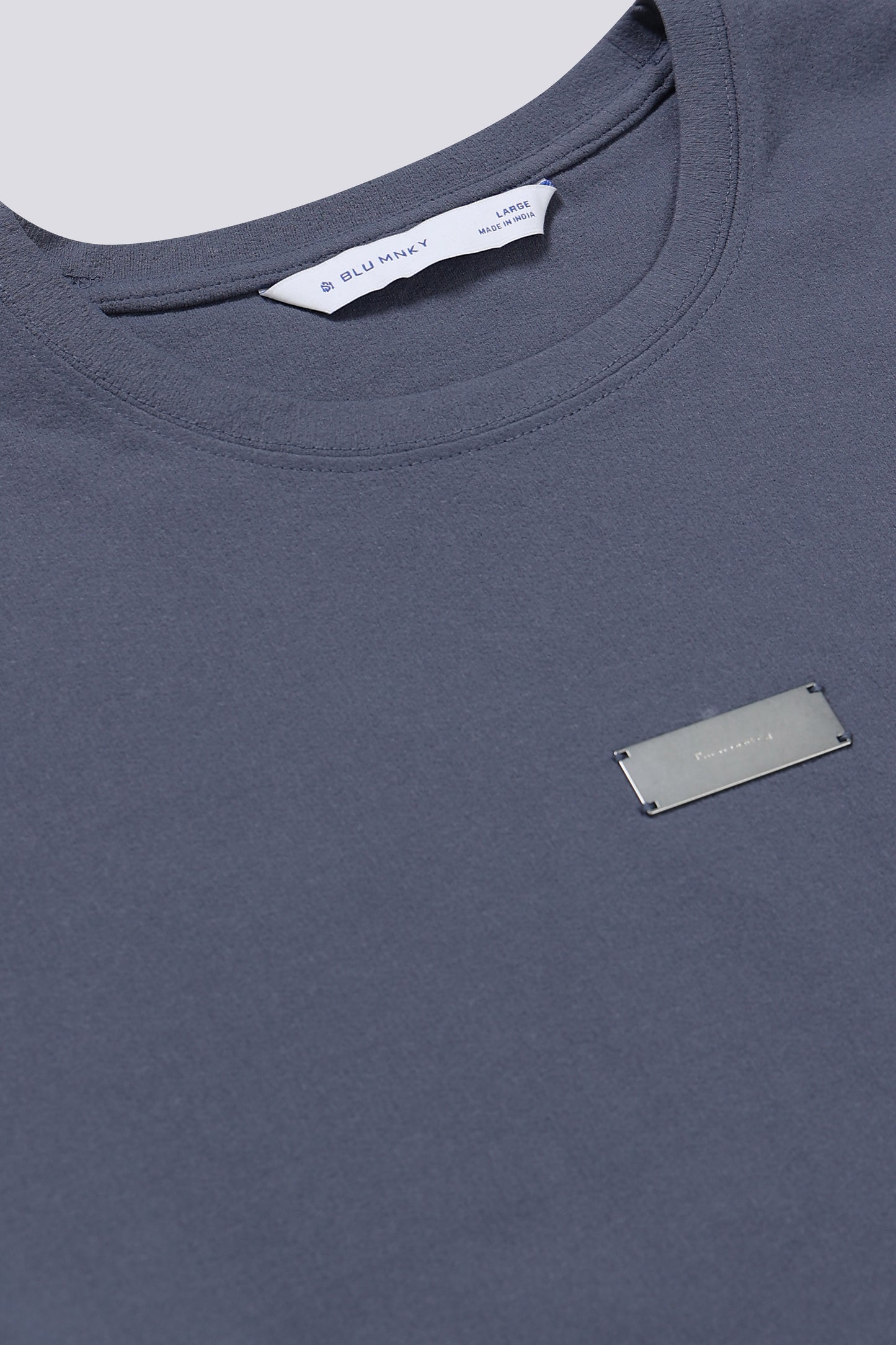 Essential Oversized Crew Neck T-Shirt State Blue