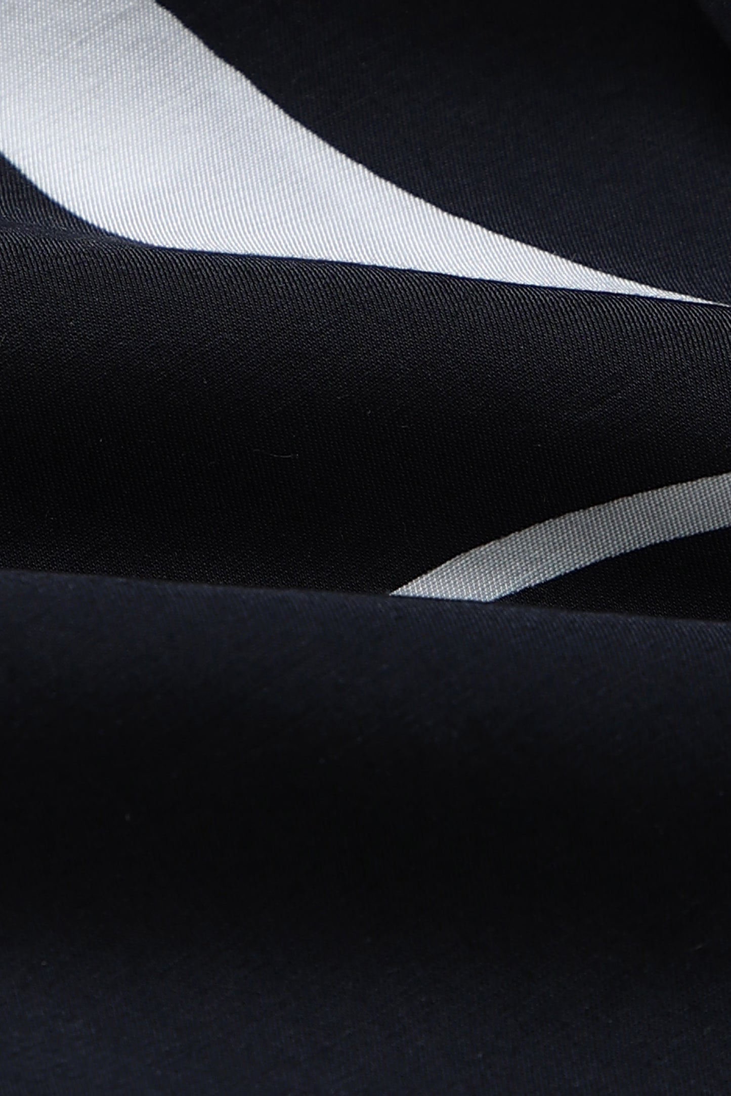 Oversized Graphic Print Shirt Black White