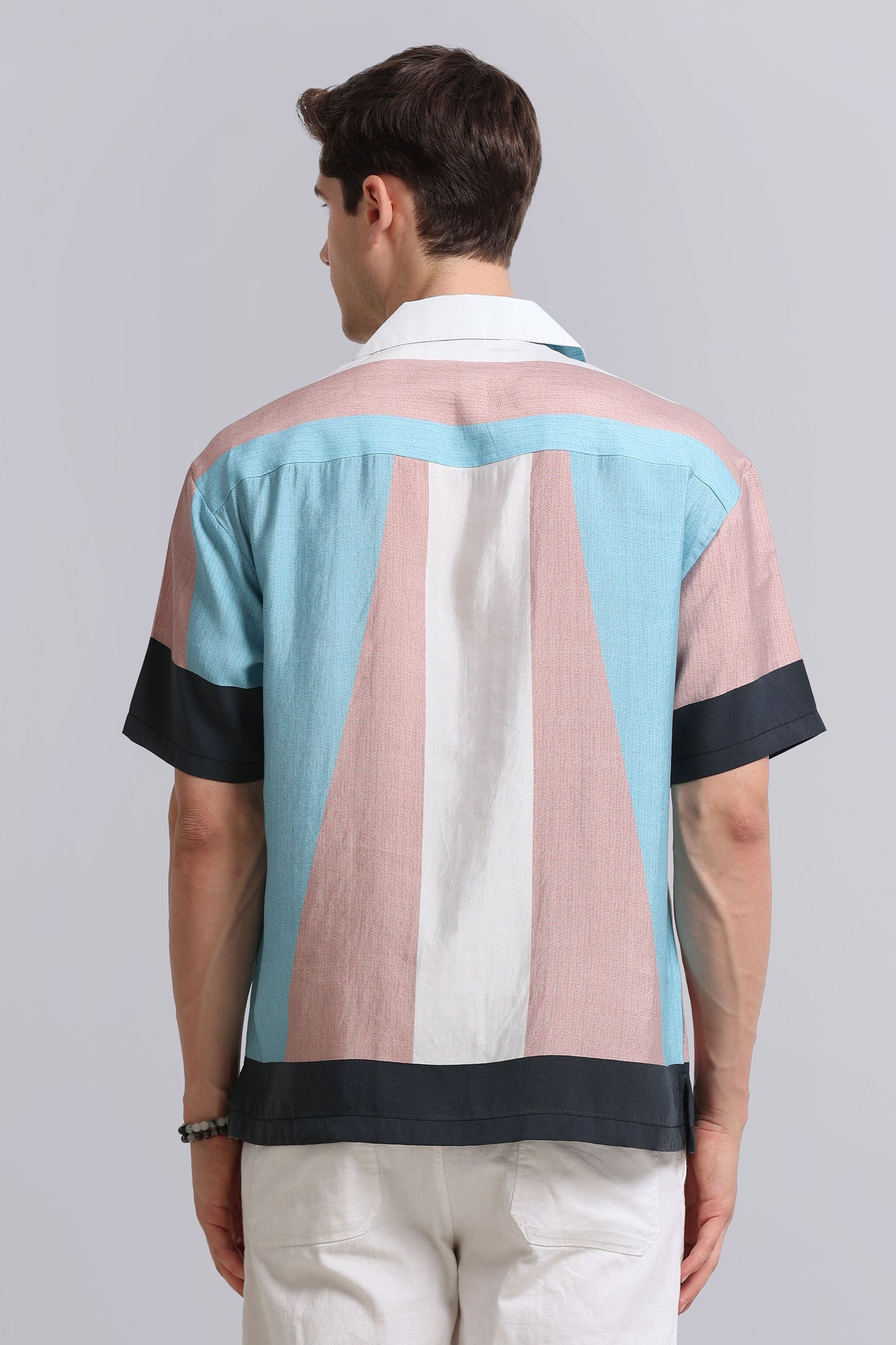 Oversized Graphic Print Shirt Brown