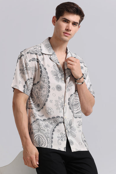 Oversized Resort Shirt Off White