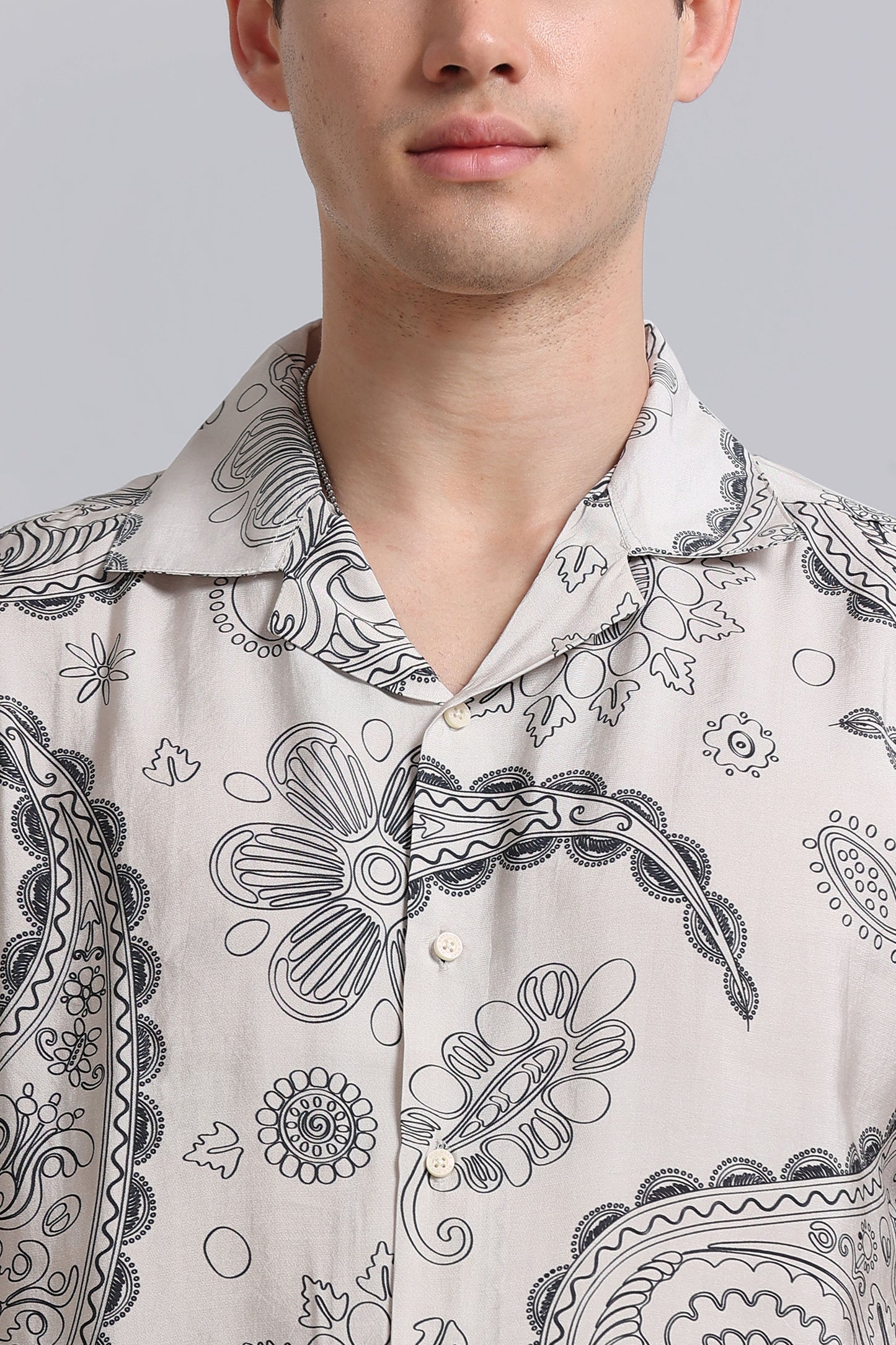 Oversized Resort Shirt Off White