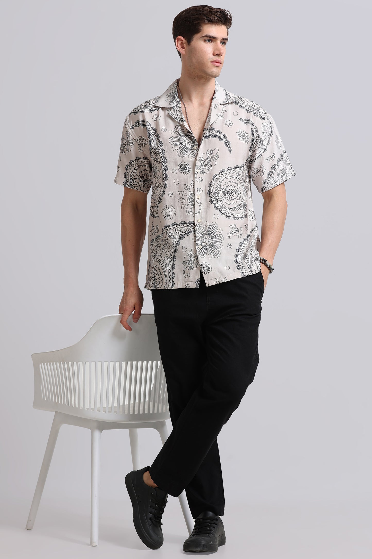 Oversized Resort Shirt Off White