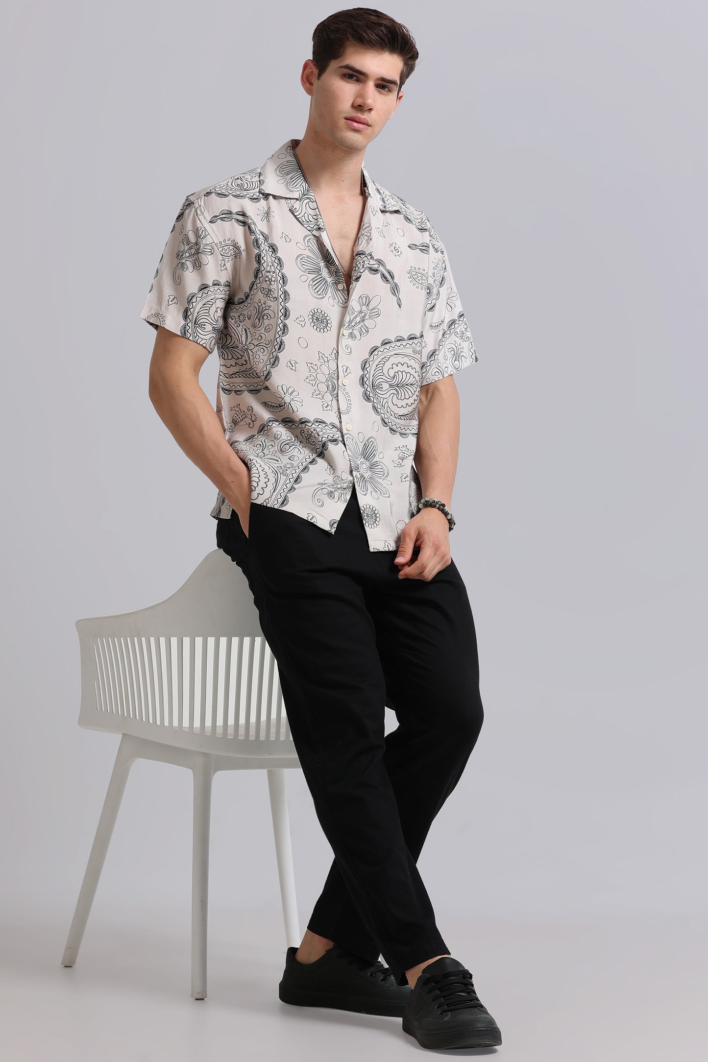 Oversized Resort Shirt Off White