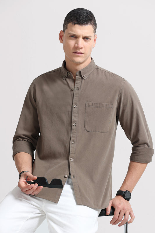 Everyday Essential Solid Shirt Olive