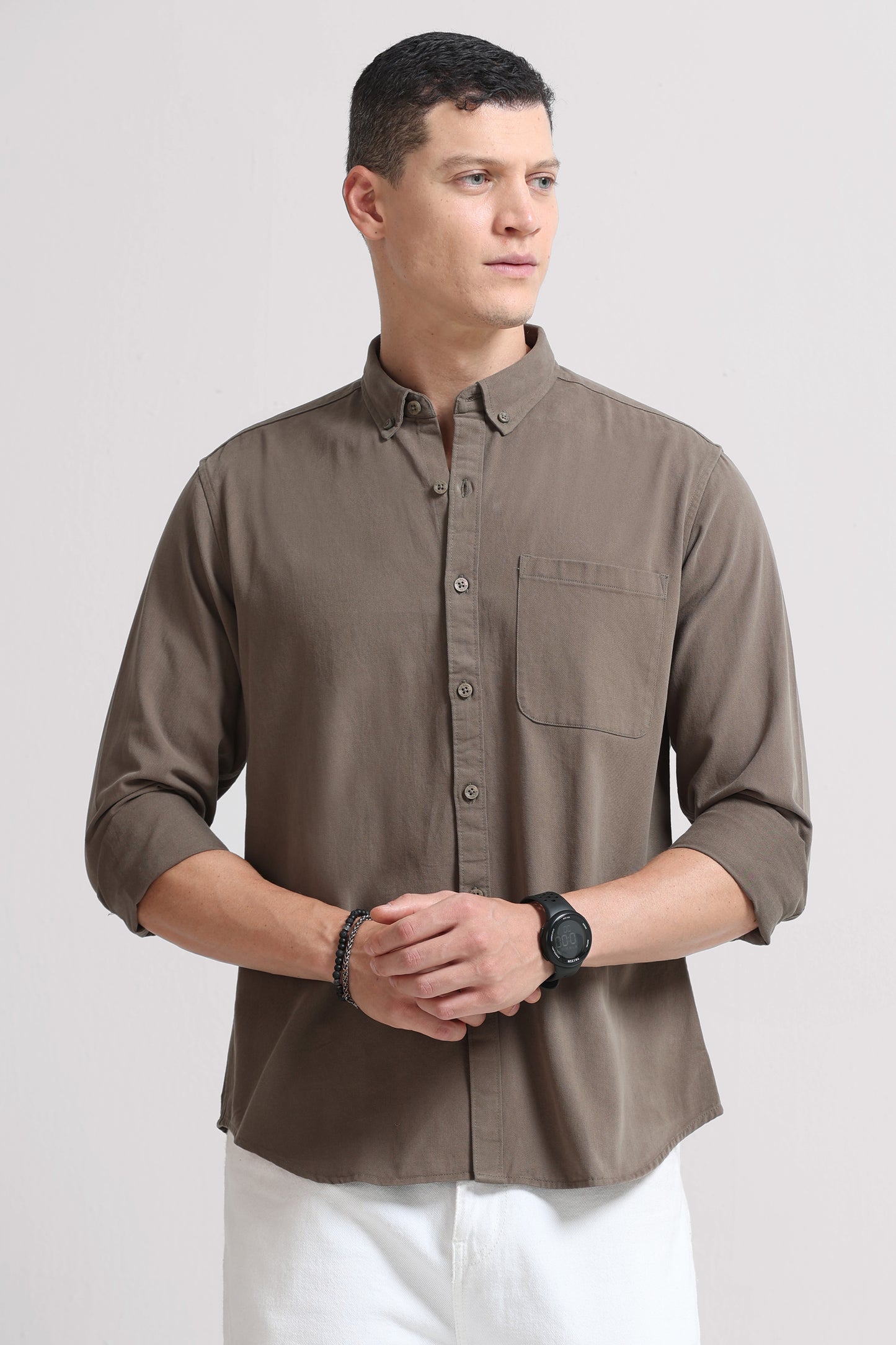 Everyday Essential Solid Shirt Olive