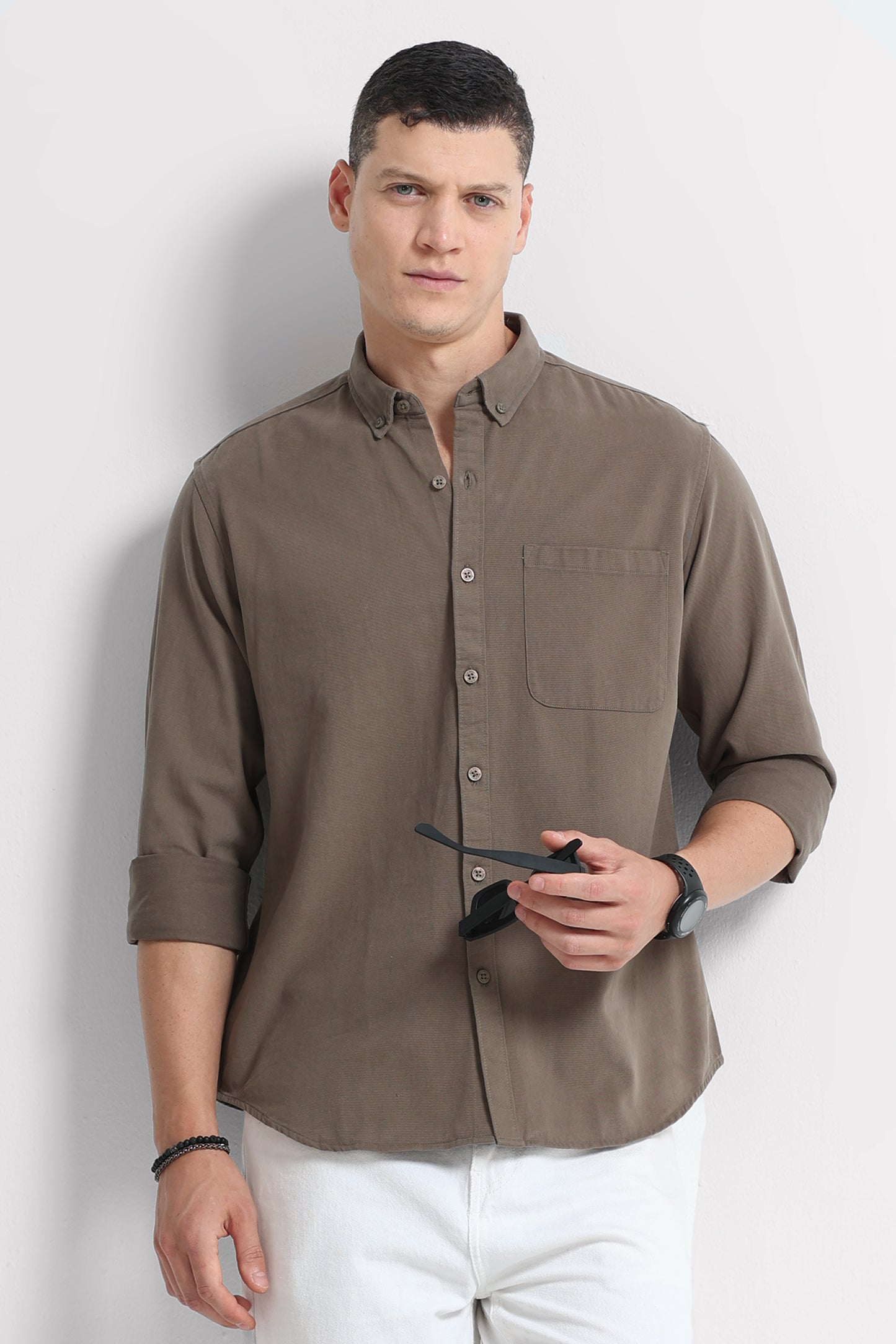 Everyday Essential Solid Shirt Olive