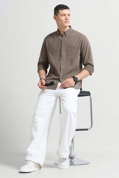 Everyday Essential Solid Shirt Olive