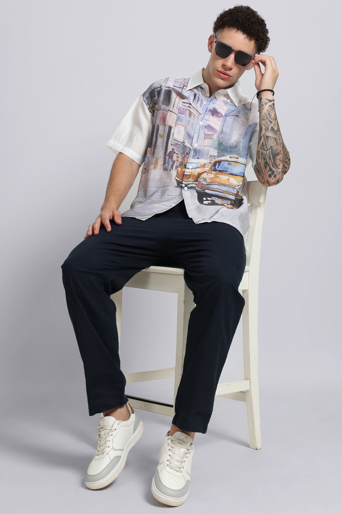 "Brand Ambassador" Oversized Print Shirt