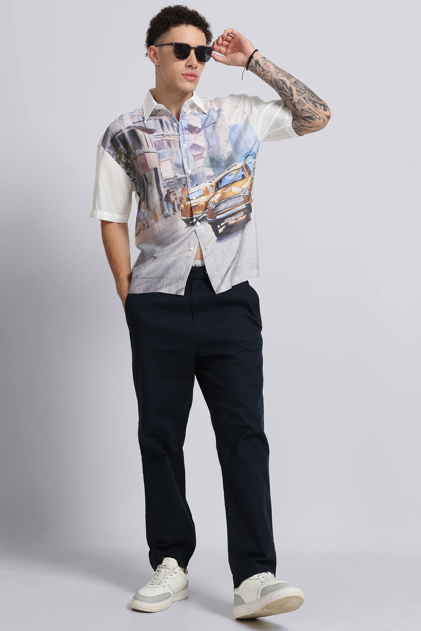 "Brand Ambassador" Oversized Print Shirt