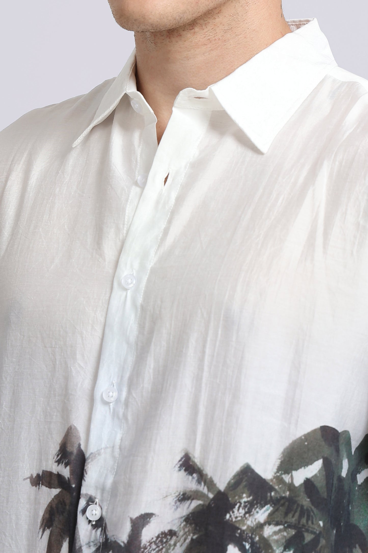 "Goa Series" Oversized Print Shirt