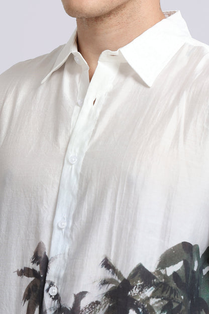 "Goa Series" Oversized Print Shirt